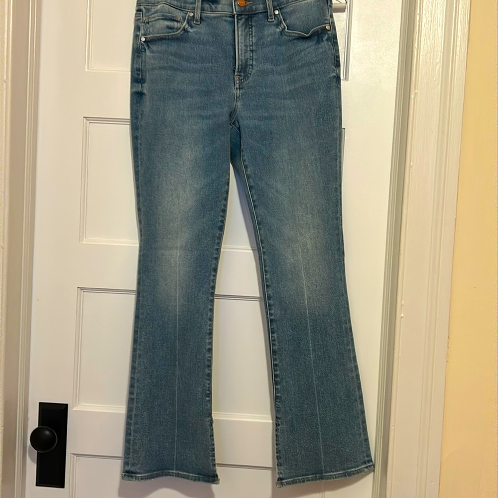 Jean mid rise skyscraper by express size 10 short